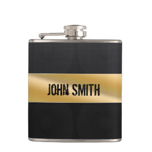 Guitar amp with custom name hip flask
