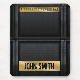 Guitar amp with custom name  mouse mat
