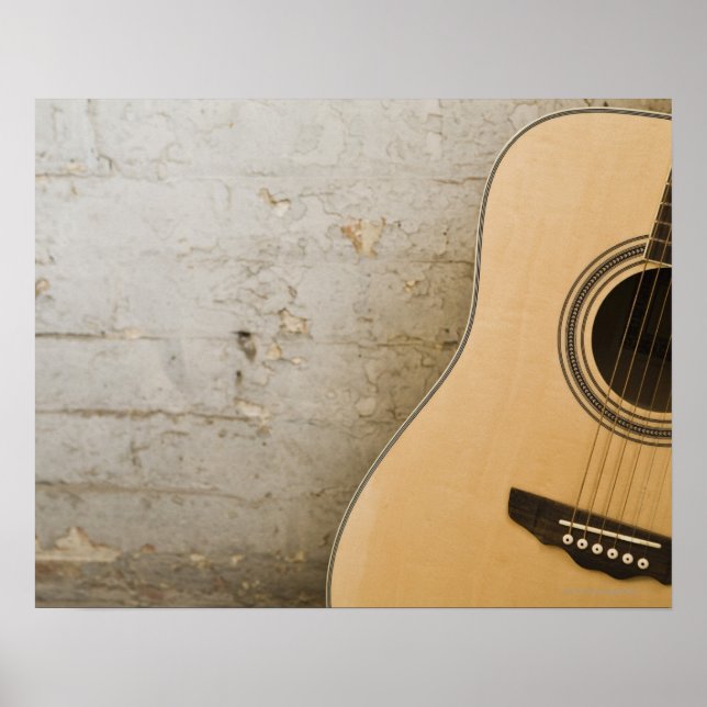 Guitar and Bricks Poster (Front)