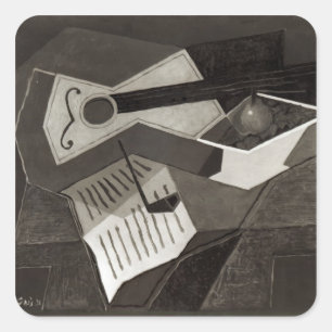 Guitar and Fruit bowl, 1926 Square Sticker
