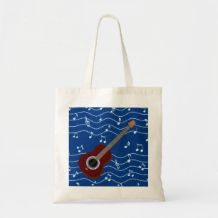 guitar and musical notes bag