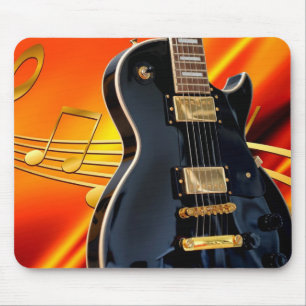 Guitar and Notes Mouse Mat