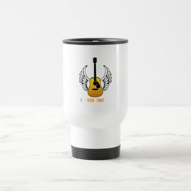Guitar Ange lGood Times Travel Mug (Center)