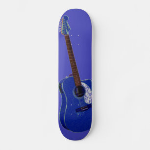 Guitar art print skateboard