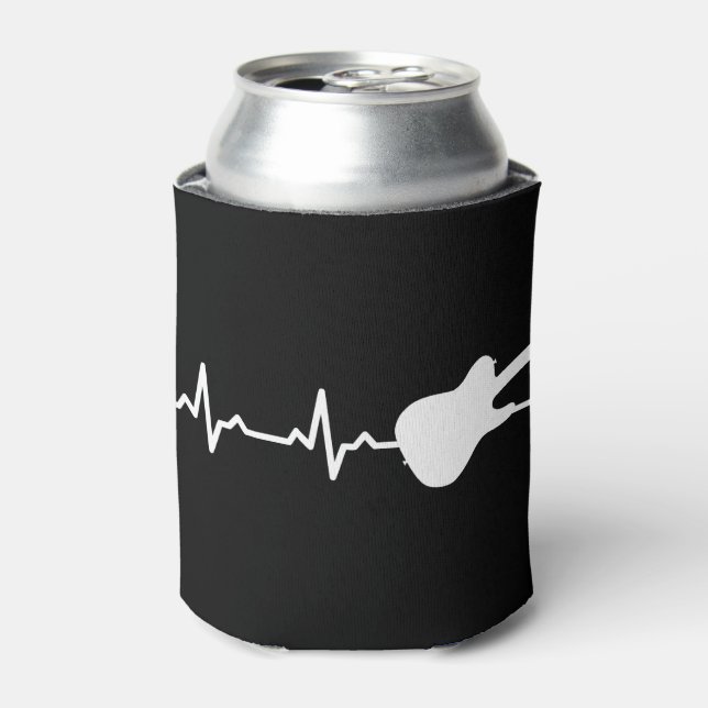 Guitar at Heart Can Cooler (Can Front)