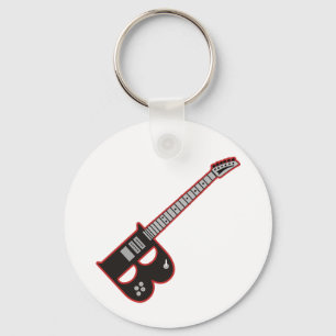 Guitar B Key Ring