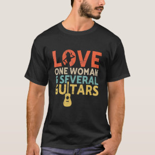 Guitar Bass Player Electric Guitar Acoustic Music T-Shirt