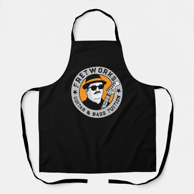 Guitar & Bass Tuition - Fret Works    Apron (Front)
