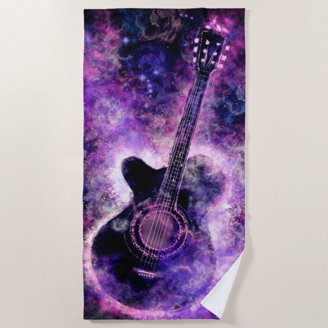 Guitar Beach Towel Your Music (Front)