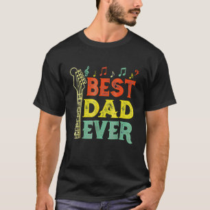 Guitar Best Dad Ever Chord Guitarist Father's Day T-Shirt
