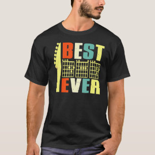 Guitar Best Dad Ever Chord Guitarist Father's Day T-Shirt