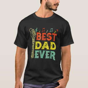 Guitar Best Dad Ever Chord Guitarist Father's Day T-Shirt