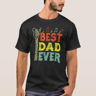 Guitar Best Dad Ever Chord Guitarist Father's Day T-Shirt