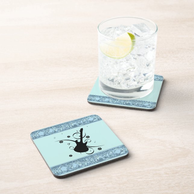 Guitar Beverage Coaster (Right Side)