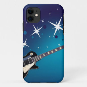 Guitar - blue iPhone 11 case