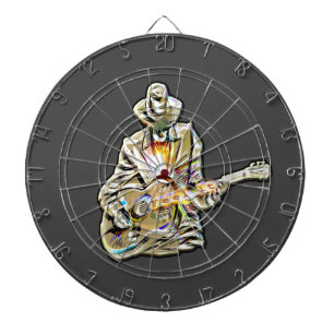 Guitar Blues Mann - Feel it Dartboard
