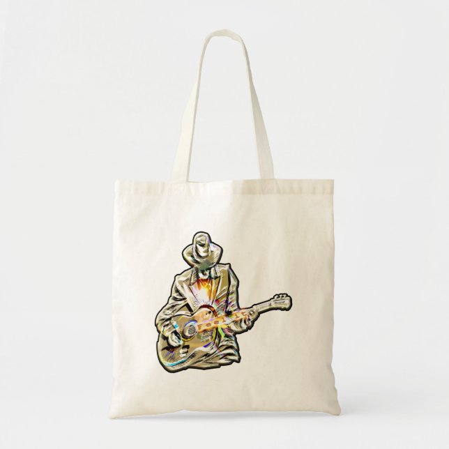 Guitar Blues Mann - Feel it   Tote Bag (Front)