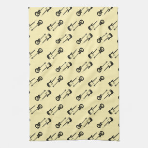 guitar bodies kitchen towel