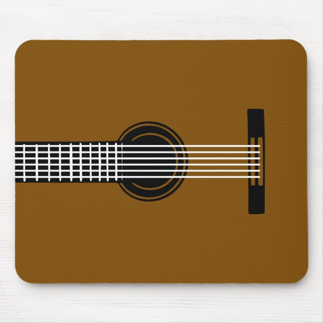 Guitar Body Mouse Mat (Front)