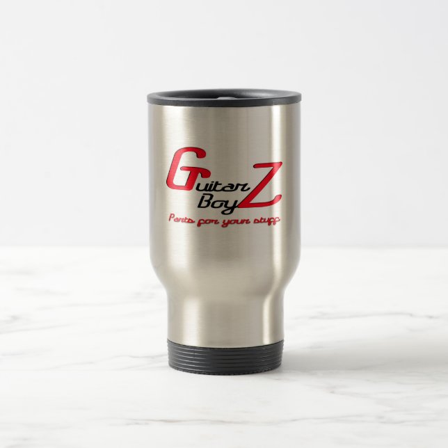 Guitar BoyZ™ Monogram Travel Mug (Center)