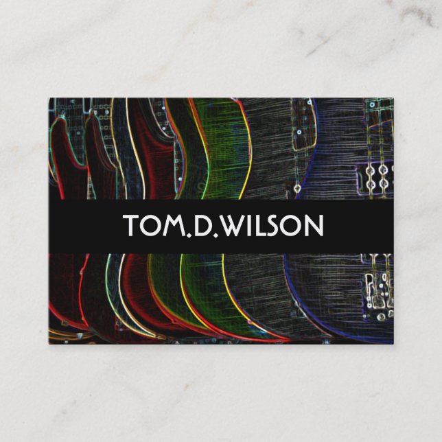 Guitar Business card (Front)