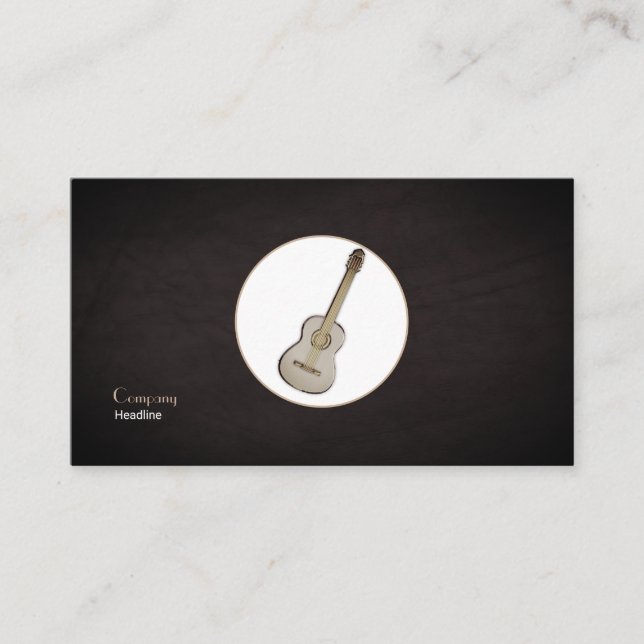 Guitar Business Card (Front)