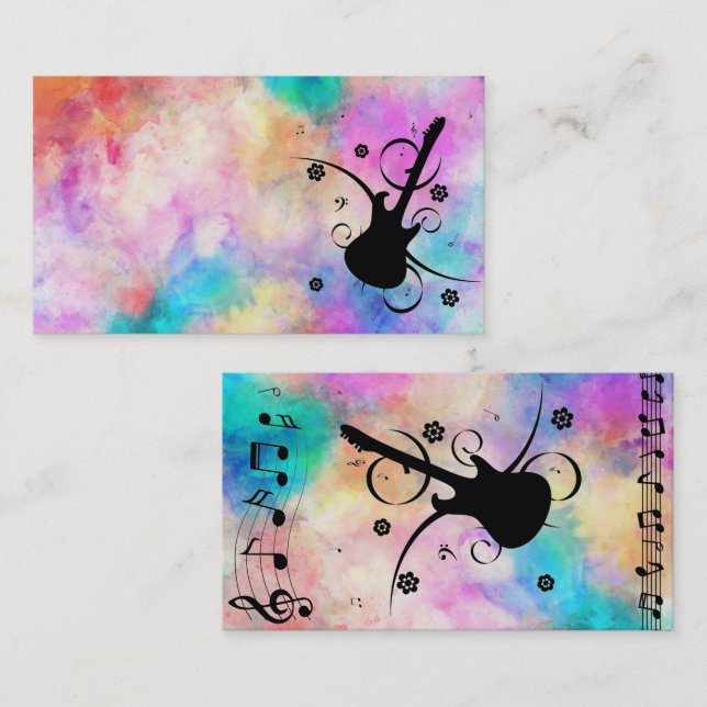 Guitar Business Card (Front/Back)