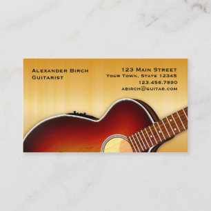 Guitar Business Card