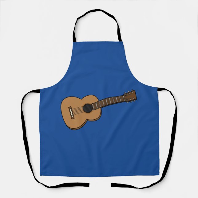 Guitar Cartoon Apron (Front)