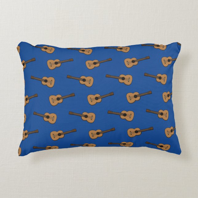 Guitar Cartoon Decorative Cushion (Front)
