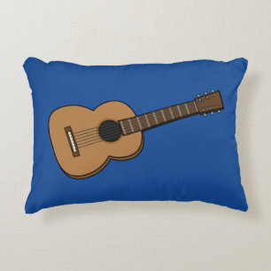 Guitar Cartoon Decorative Cushion