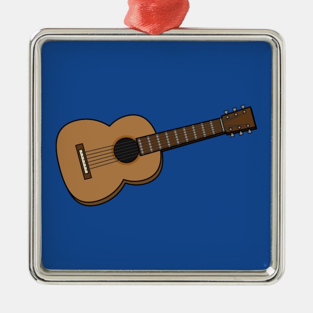 Guitar Cartoon Metal Tree Decoration (Front)