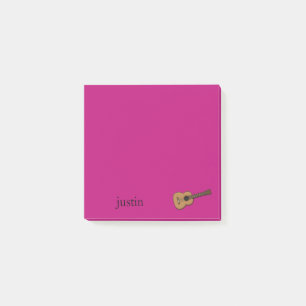 Guitar Cartoon Personalize Post-it Notes