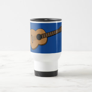 Guitar Cartoon Travel Mug