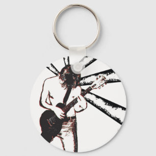 Guitar Chain Key Ring