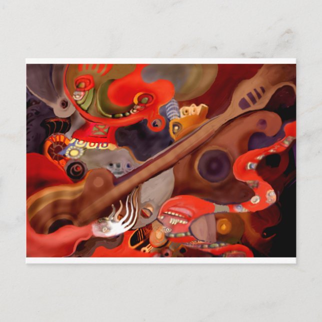 Guitar Chaman by Albruno* Postcard (Front)