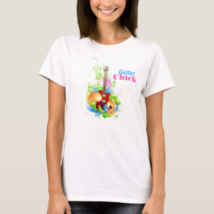 Guitar Chick Electric Guitar T- Shirt