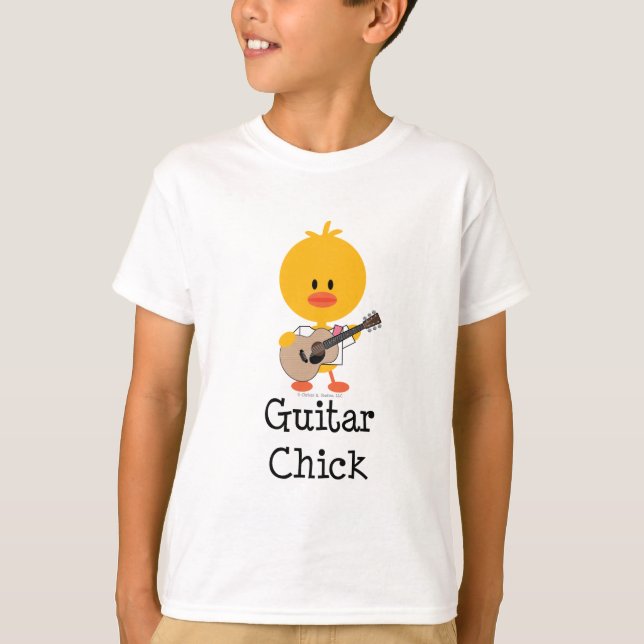 Guitar Chick Kid T-shirt (Front)