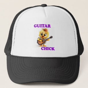 Guitar Chick Trucker Hat