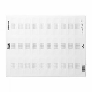 Guitar Chord Chart Fret Board Grey Template