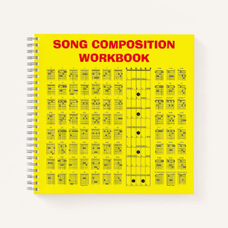 Guitar Chord Chart  Notebook