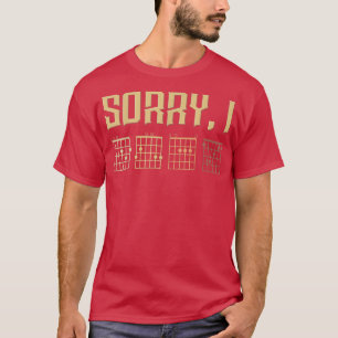 Guitar Chords Electric Acoustic Bass Guitar Player T-Shirt
