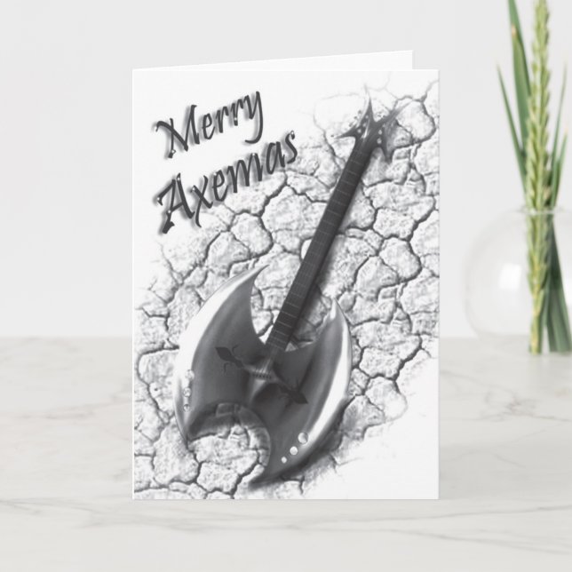 guitar christmas card (Front)