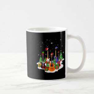 Guitar Christmas Decor Musical Guitar Lovers Guita Coffee Mug