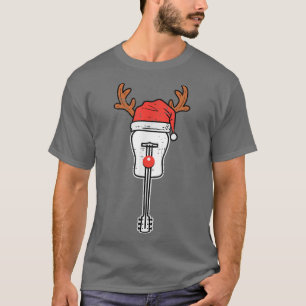 Guitar Christmas Pyjamas Reindeer Music Instrument T-Shirt