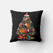Guitar Christmas Tree Funny 