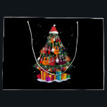 Guitar Christmas Tree Funny  Large Gift Bag<br><div class="desc">Guitar Christmas Tree Funny</div>