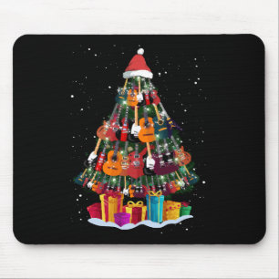 Guitar Christmas Tree Funny Mouse Mat