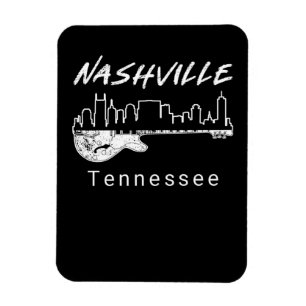 Guitar Country Music Souvenir Gift Nashville Magnet