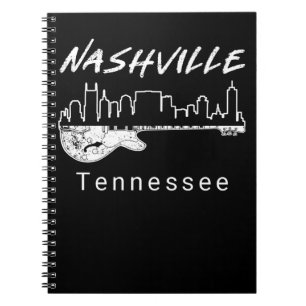 Guitar Country Music Souvenir Gift Nashville Notebook